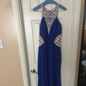 Royal blue gown size 10